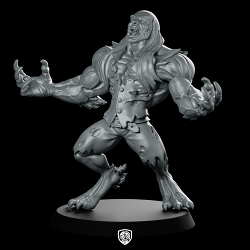Bruce Miniature Werewolf Monster