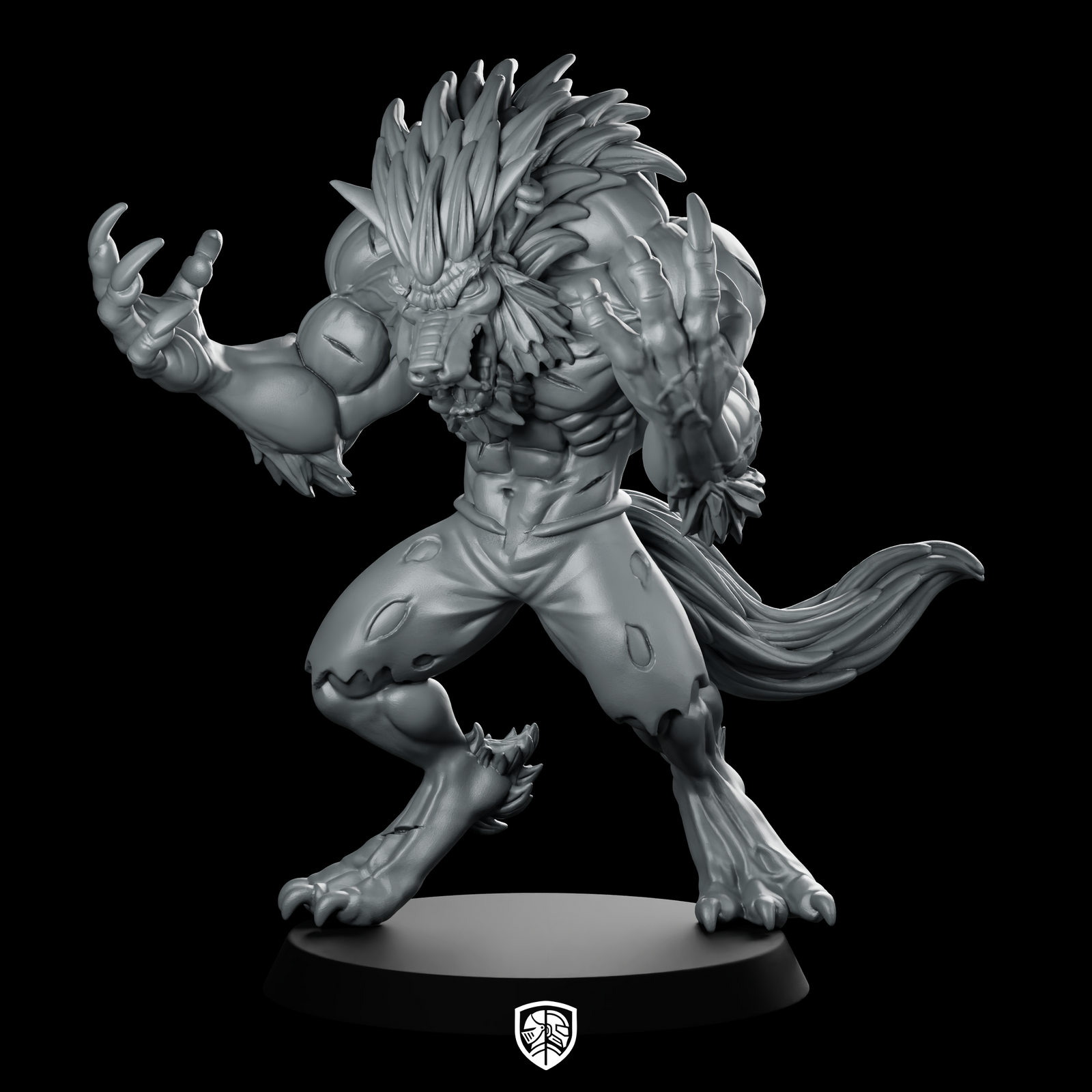 Brule (Transforming Werewolf) Miniature Werewolf Lycanthrope Beastman