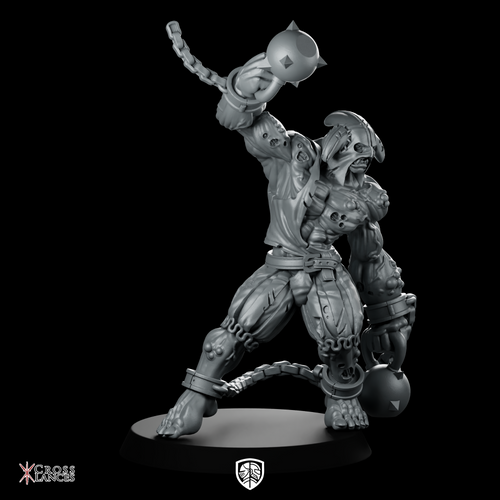 Brute2 Miniature Plague Jester Flail Mutant