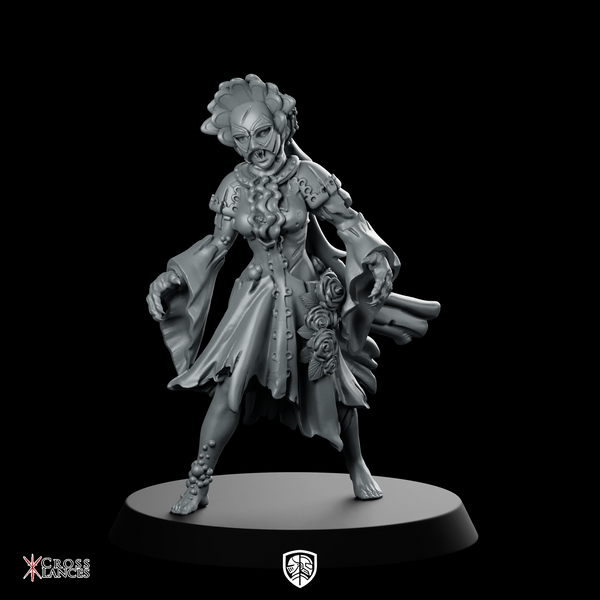 Carnival Girl Miniature Masked Vampire Noble