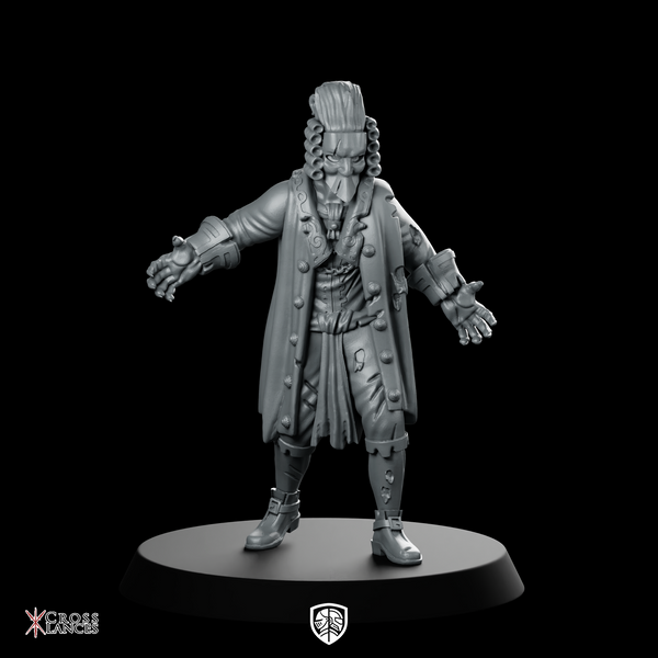 Carnival Men 1 Repaired Miniature Aristocrat Noble