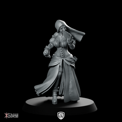 Carnival Nuns 1 Miniature Hooded Courtesan Masked