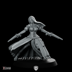 Carnival Nuns 2 Miniature Masked Duelist Pistols
