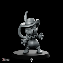 Cat5 Miniature Swashbuckler Mouse Musketeer Rogue