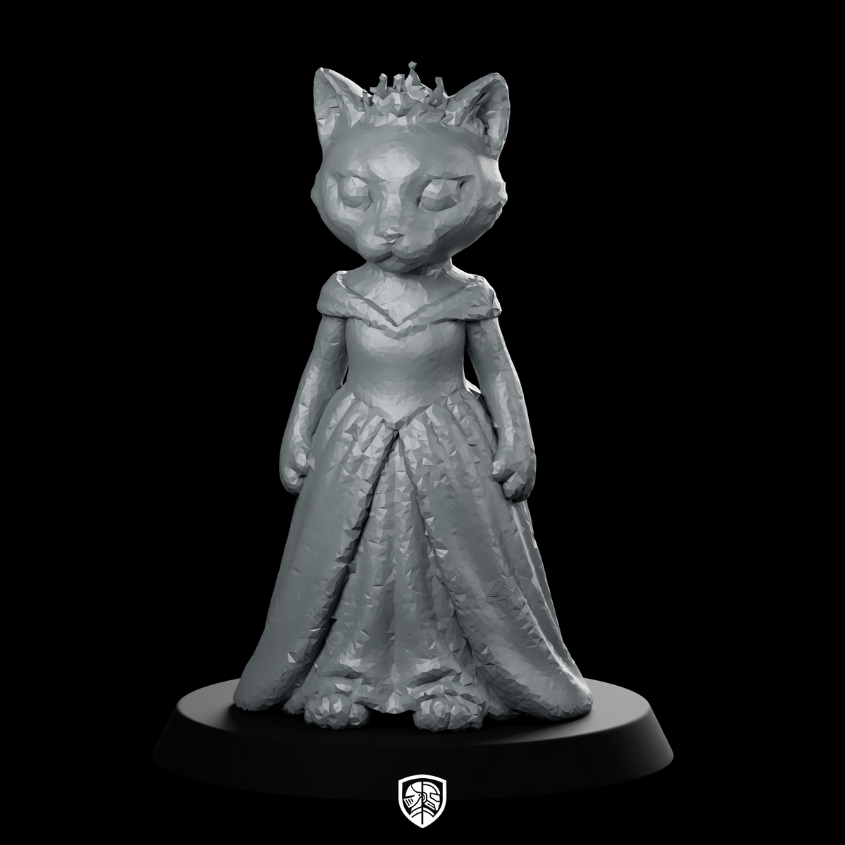Cat Princess 3D Model Cat Queen Princess