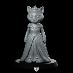 Cat Princess 3D Model Cat Queen Princess