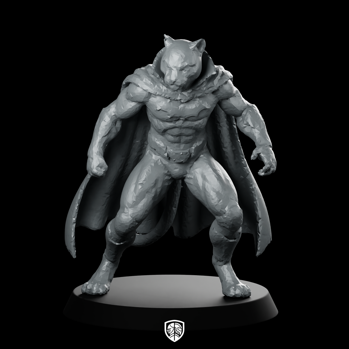 Cat Superhero 3D Model (1) Catfolk Warrior
