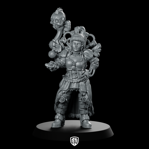 Christmas Cressida Miniature Necromancer Dollmaker