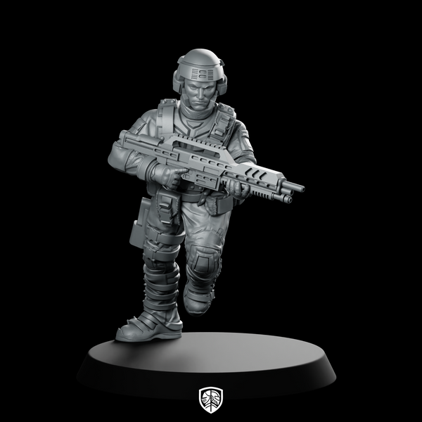 Colonial Agile Infantry Private Roger Dodger Assault
