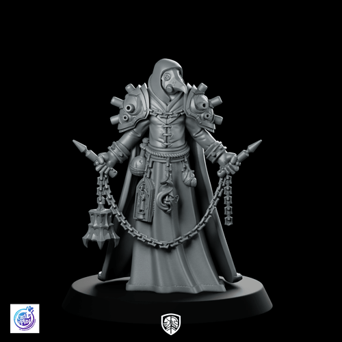 Contrition Priests D Miniature Plague Doctor Alchemist - CastNPlay - We Print Miniatures