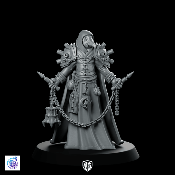 Contrition Priests D Miniature Plague Doctor Alchemist - CastNPlay - We Print Miniatures