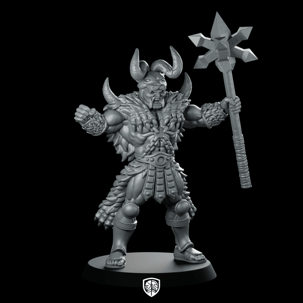 Crack (Berserker) Miniature Oni Warlord - RN Estudio - We Print Miniatures