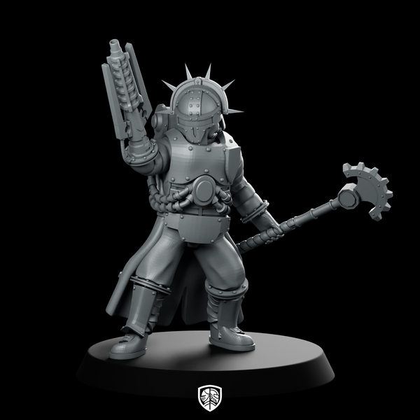 Dark Adept 2 Repaired Miniature Spiked Armoured
