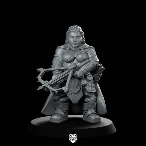 Daughters Of Ku 3 Miniature Crossbow Huntress