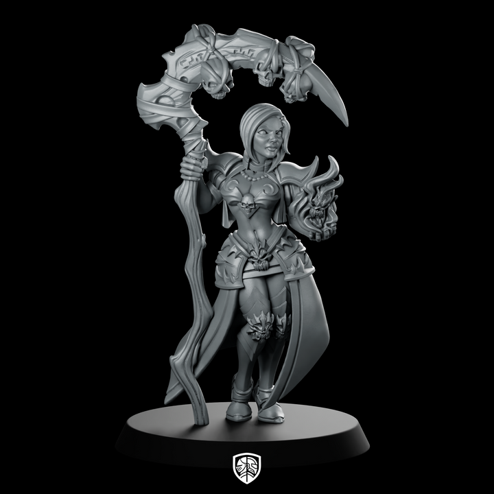 Deera Figurine Sorcière Nécromancienne
