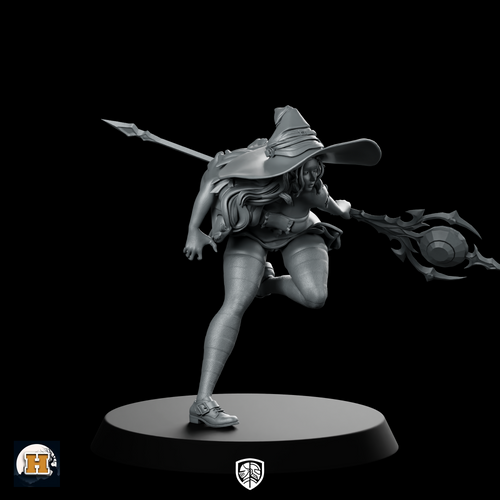 Devilin 32 Miniature Running Witch Spellcaster Staff
