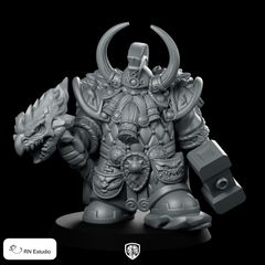 Dragonthyr Chaos Dwarf Overlord Miniature