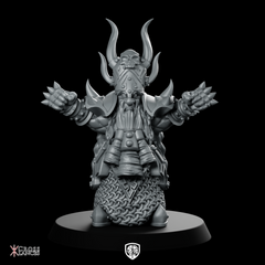 Dw3 Miniature Dwarf Berserker Lord Horned