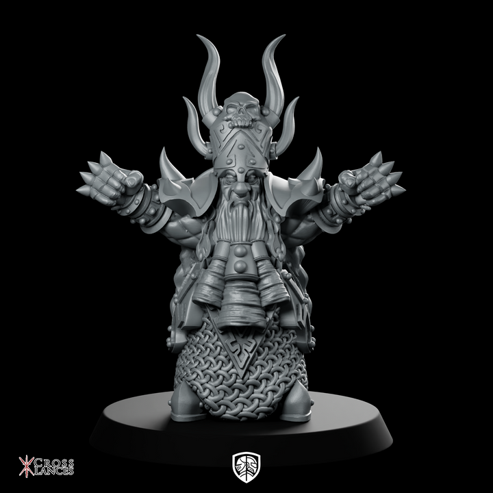 Dw3 Miniature Dwarf Berserker Lord Horned