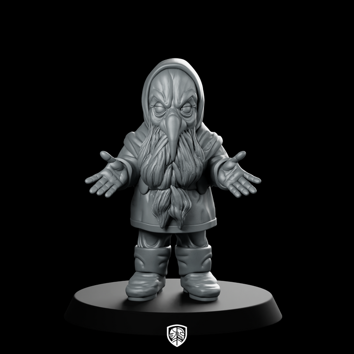 Dwalin Miniatura Gnomo Medico della Peste
