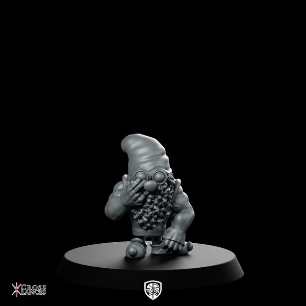 Dwarf3 Wargaming Miniature Gnome Scout Goggle