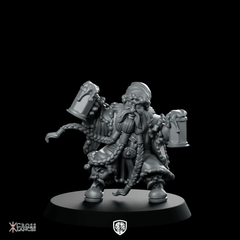 Dwarf Christmass Miniature Dwarf Alebearer - CrossLances - We Print Miniatures