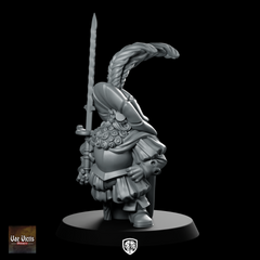 Dwarf Landsknecht Miniature Halberdier Plume Guard