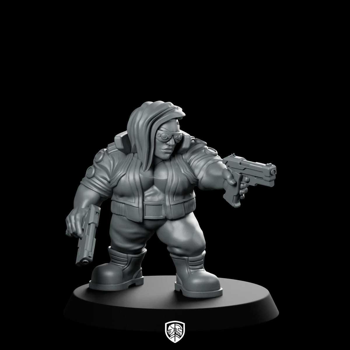 Dwarf Street Mercenary Female D Fixed Cyber