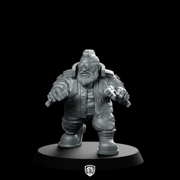 Dwarf Street Mercenary Male D Engineer Technician