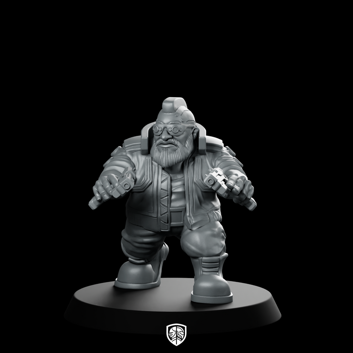 Dwarf Street Mercenary Male D Engineer Technician