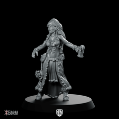 Elf Christmass Miniature Tavern Elf Barmaid - CrossLances - We Print Miniatures