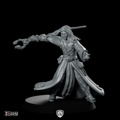 Elf Wizard Miniature Spellcaster Duelist