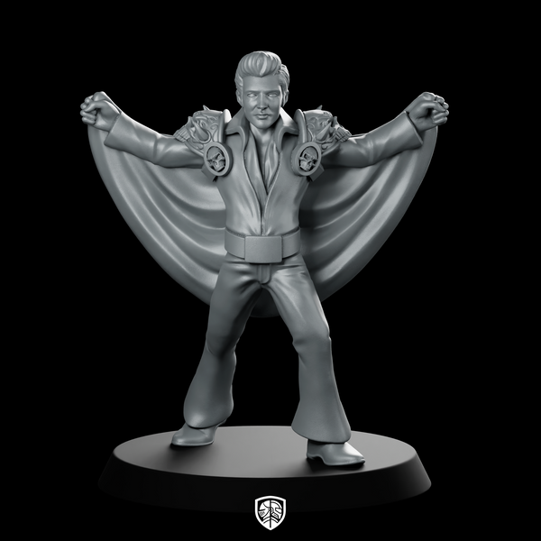 Elvis Miniature Vampire Bard