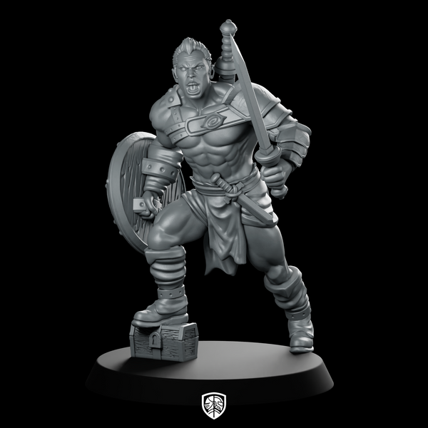 Espartaco Miniature Barbarian Warrior