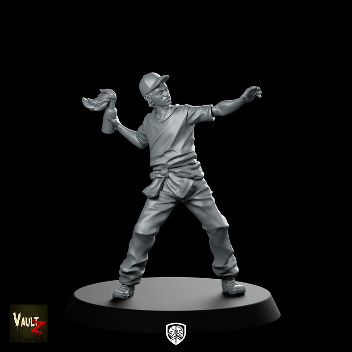 Ethan Miniatura Sopravvissuto Lanciatore di Molotov Civile
