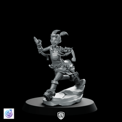 Evangeline Running Miniature Imp Girl Runner - CastNPlay - We Print Miniatures