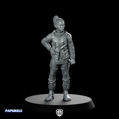 Ex Vtol Pilot Female Operative Civilian Resin