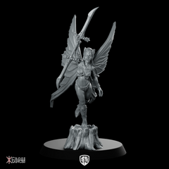 Fairy 2 (Repaired) Winged Warrior Miniature Fae