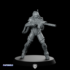Female Human Covert Operative Agent 1 Miniature