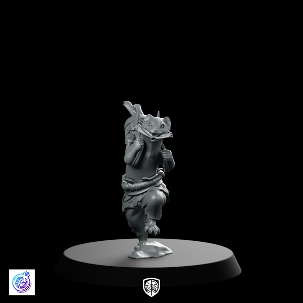 Ferret Messenger Miniature Mousefolk Rogue