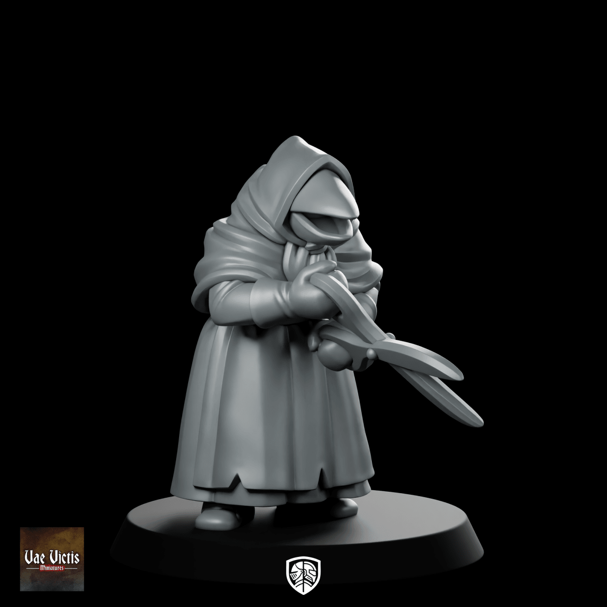 Folklore Creature (Schnabelperchten) Miniature Hooded Rogue Duelist - Vae Victis - We Print Miniatures