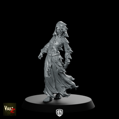 Frozen Zombie2 WPM Miniature Undead Hooded Zombie