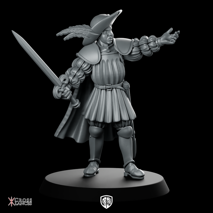 Glitzburg Comander Miniature Duelist Captain