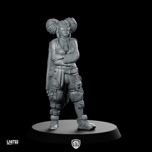 Grave Bloom 2V1 Miniature Female Operative Tactical
