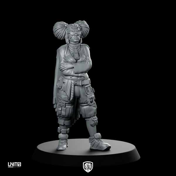 Grave Bloom 2V1 Miniature Female Operative Tactical
