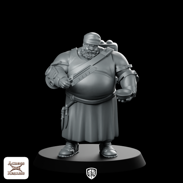 Grimdark Chef 1 Miniature Armoured Cook Medic