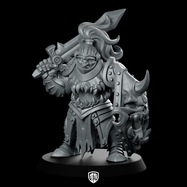 Grumm Miniature Orc Warrior