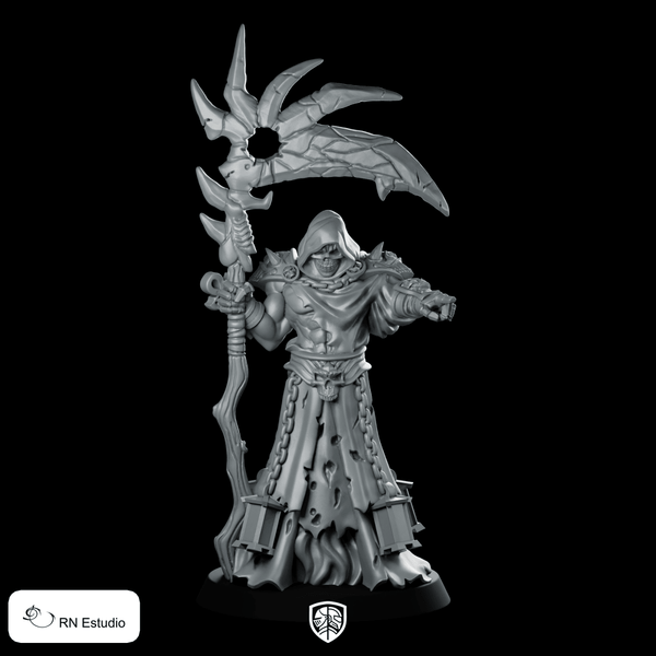 Hades Miniature Grim Reaper Necromancer - RN Estudio - We Print Miniatures