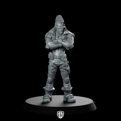 Haelstorm Gang Member Gecko Joe Cyborg Officer
