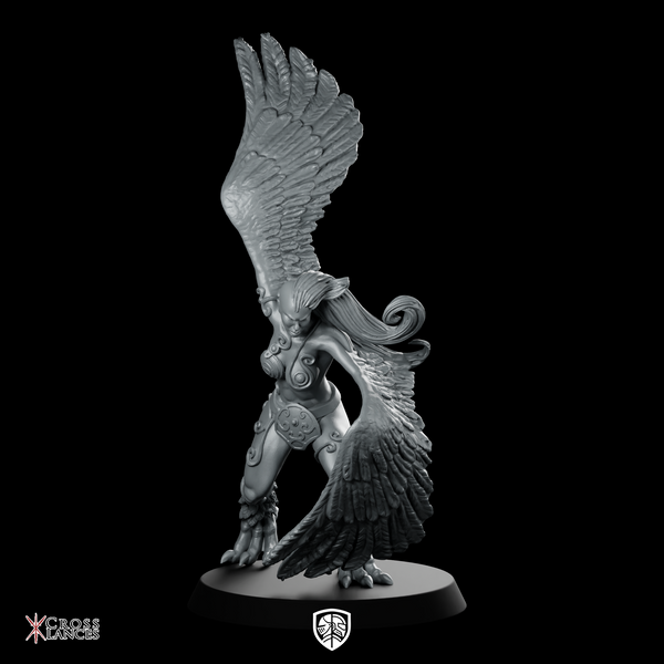 Harpy 3 Miniature Harpy Winged Huntress